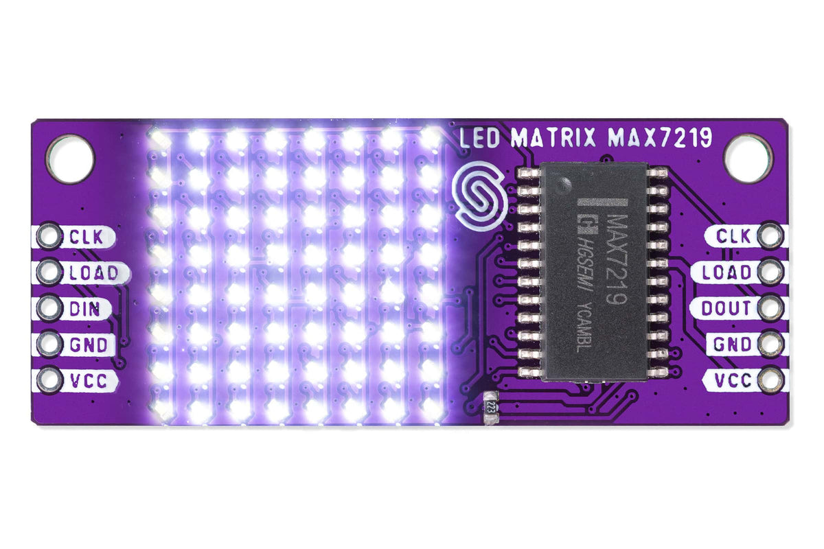 Afișaj cu matrice LED 8x8 cu LED-uri albe