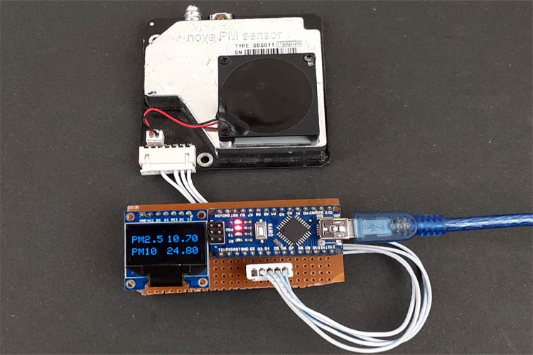 Monitor de calitate a aerului cu Arduino și senzorul SDS011 - proiect DIY pas cu pas