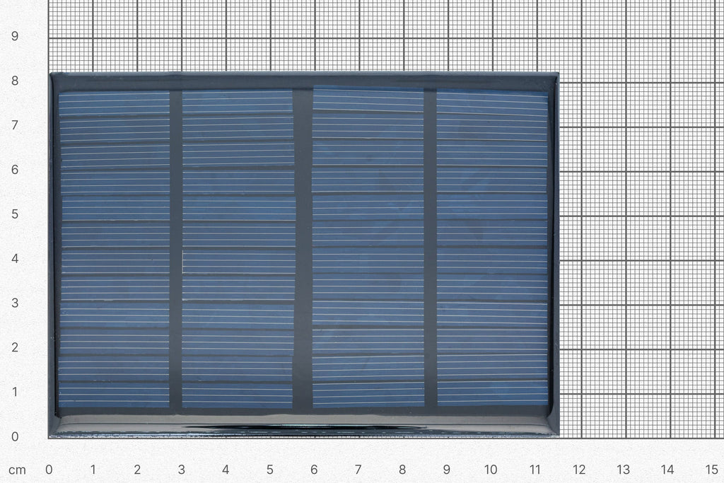 Panou Solar 1,5 W 12 V Monocristalin, cu Fire Atașate