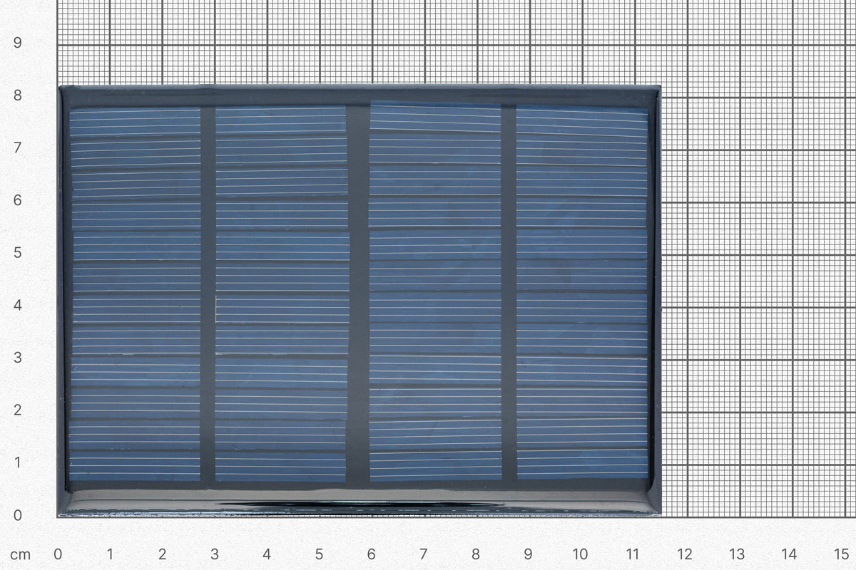 Panou Solar 1,5 W 12 V Monocristalin, cu Fire Atașate