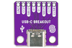 Breakout Conector USB-C Mamă cu Pini VBUS, CC și Date