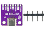 Breakout Conector USB-C Mamă cu Pini VBUS, CC și Date