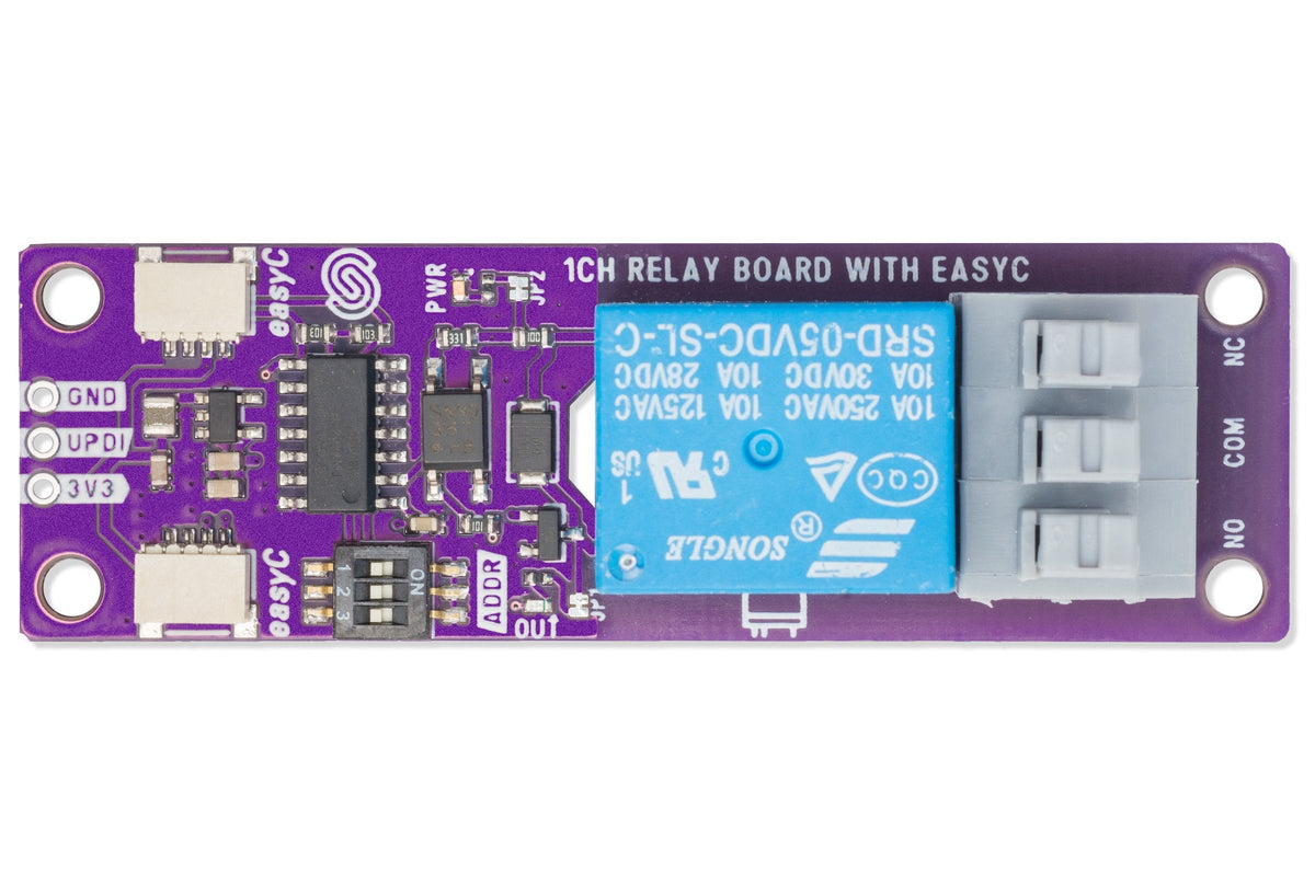 Modul Releu 1 Canal 250 V 10 A cu Qwiic, Comandat prin I2C