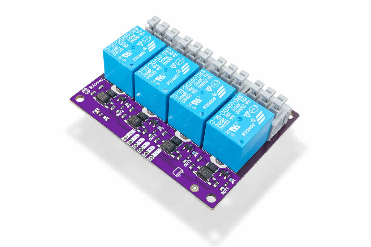 Modul releu 4 canale pentru Arduino si ESP32