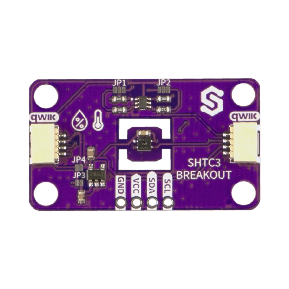Senzor de Temperatură și Umiditate SHTC3 Breakout cu Qwiic