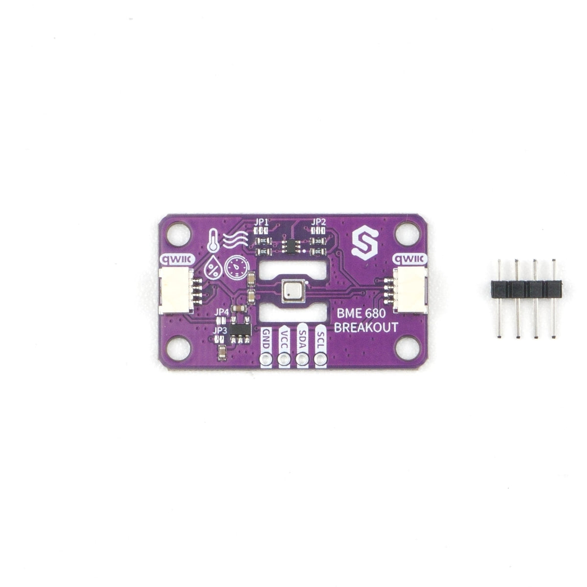 Modul BME680 comparatie de marime