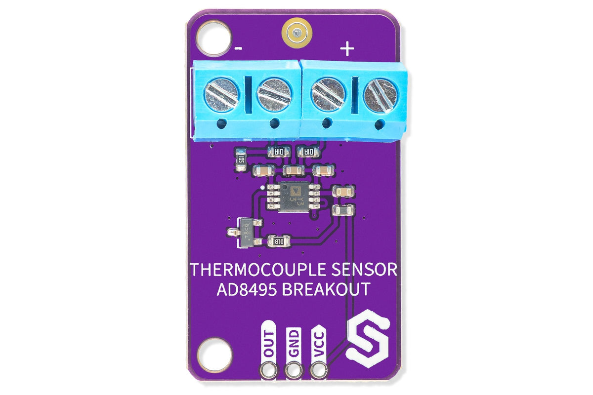 Senzor Termocuplu Tip K AD8495 Breakout, de la -25 la +400 Grade