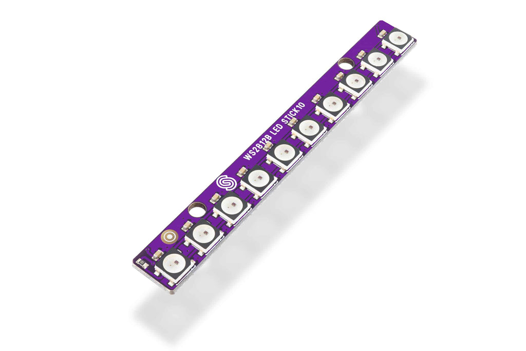 Bară LED Inteligentă WS2812B cu 10 LED-uri RGB Adresabile