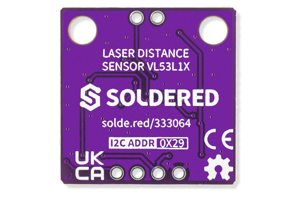 Modul VL53L1X detaliu senzor laser