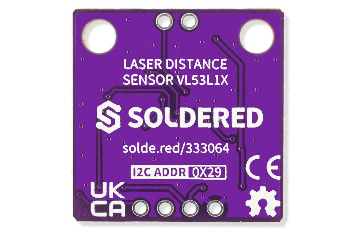 Modul VL53L1X detaliu senzor laser