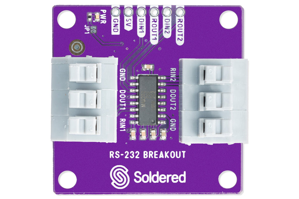 Transceiver RS-232 Breakout cu Protecție ESD, 3,3-5,5 V