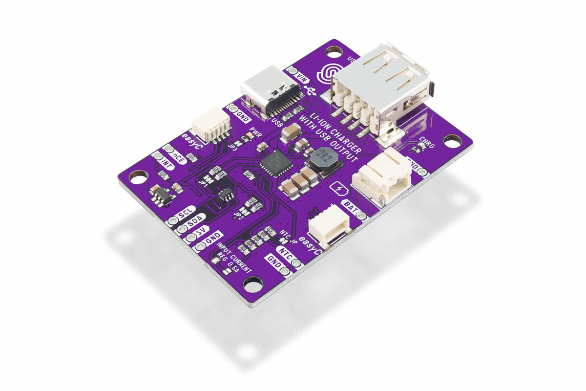 Modul Încărcare Li-Ion BQ24295 cu Ieșire USB 5V, Qwiic și 3A