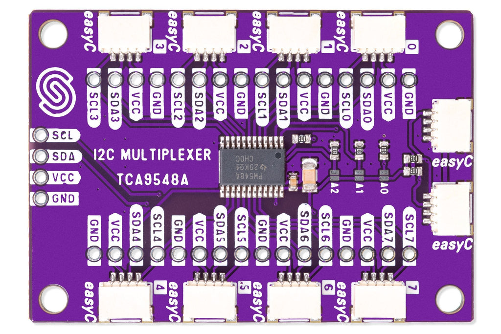 Multiplexor I2C TCA9548A cu 8 Canale și 10 Conectori Qwiic