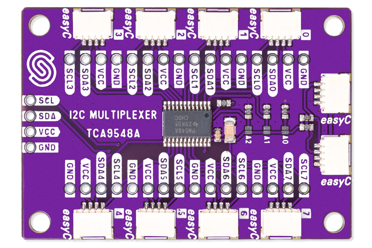 Multiplexor I2C TCA9548A cu 8 Canale și 10 Conectori Qwiic