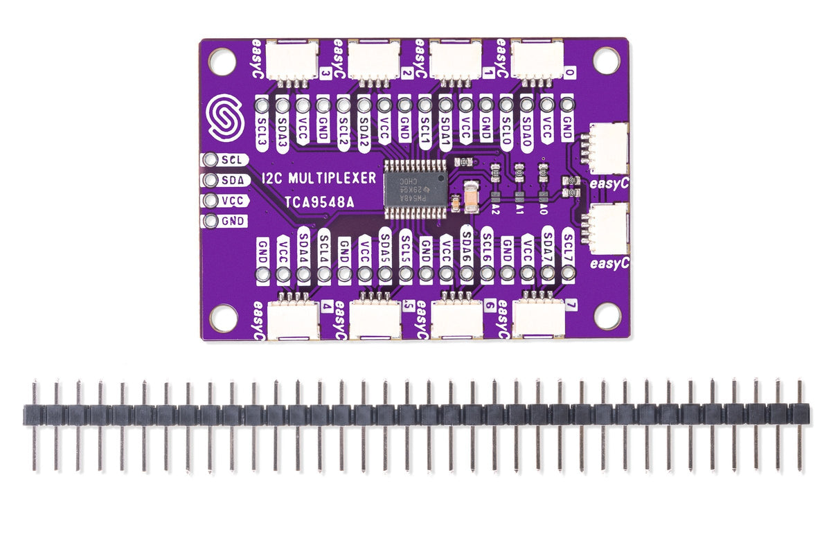 Multiplexor I2C TCA9548A cu 8 Canale și 10 Conectori Qwiic