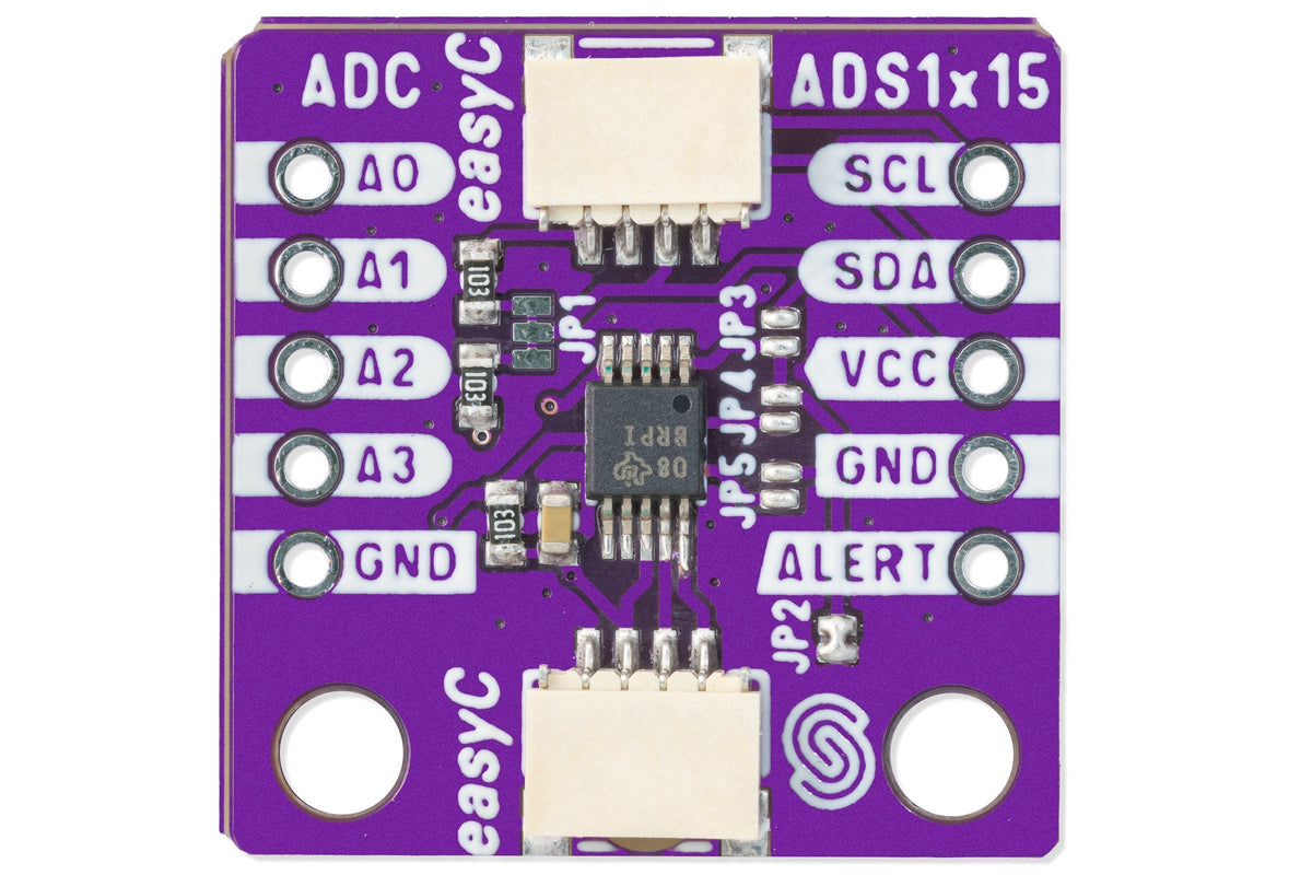 Convertor ADC ADS1015 de 12 Biți cu 4 Canale și PGA, cu Qwiic