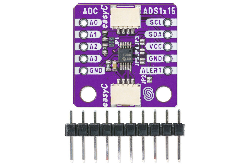 Convertor ADC ADS1015 de 12 Biți cu 4 Canale și PGA, cu Qwiic