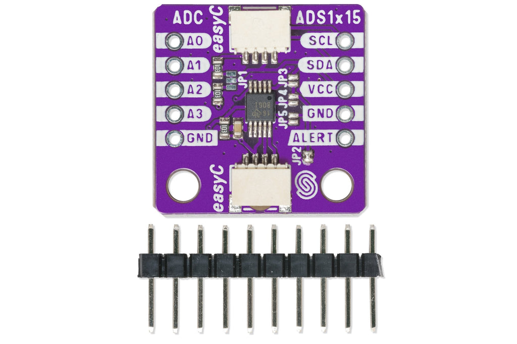 Convertor ADC ADS1115 de 16 Biți cu 4 Canale și PGA, cu Qwiic