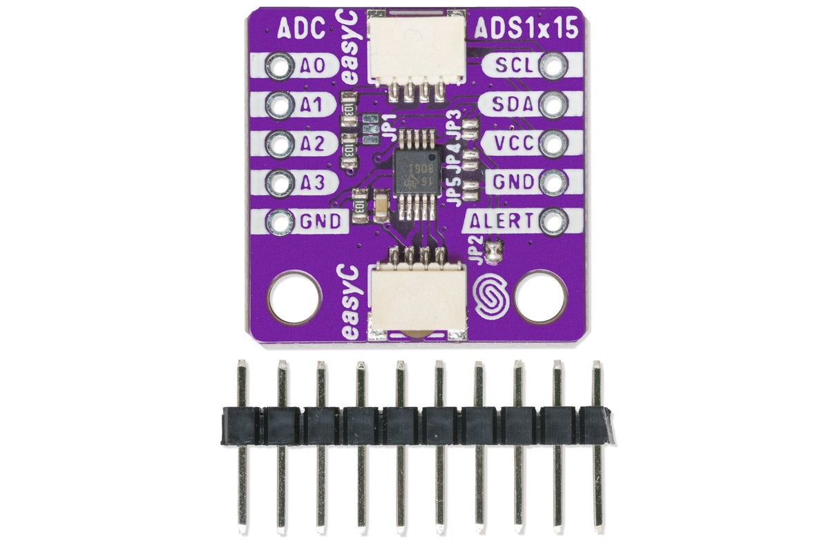 Convertor ADC ADS1115 de 16 Biți cu 4 Canale și PGA, cu Qwiic