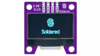 Afișaj OLED 0,96 inch I2C SSD1306 128x64 cu Qwiic, Pixeli Albi
