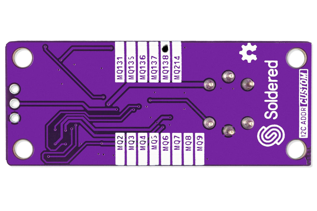 Modul MQ138 detaliu microcontroler ATTiny404