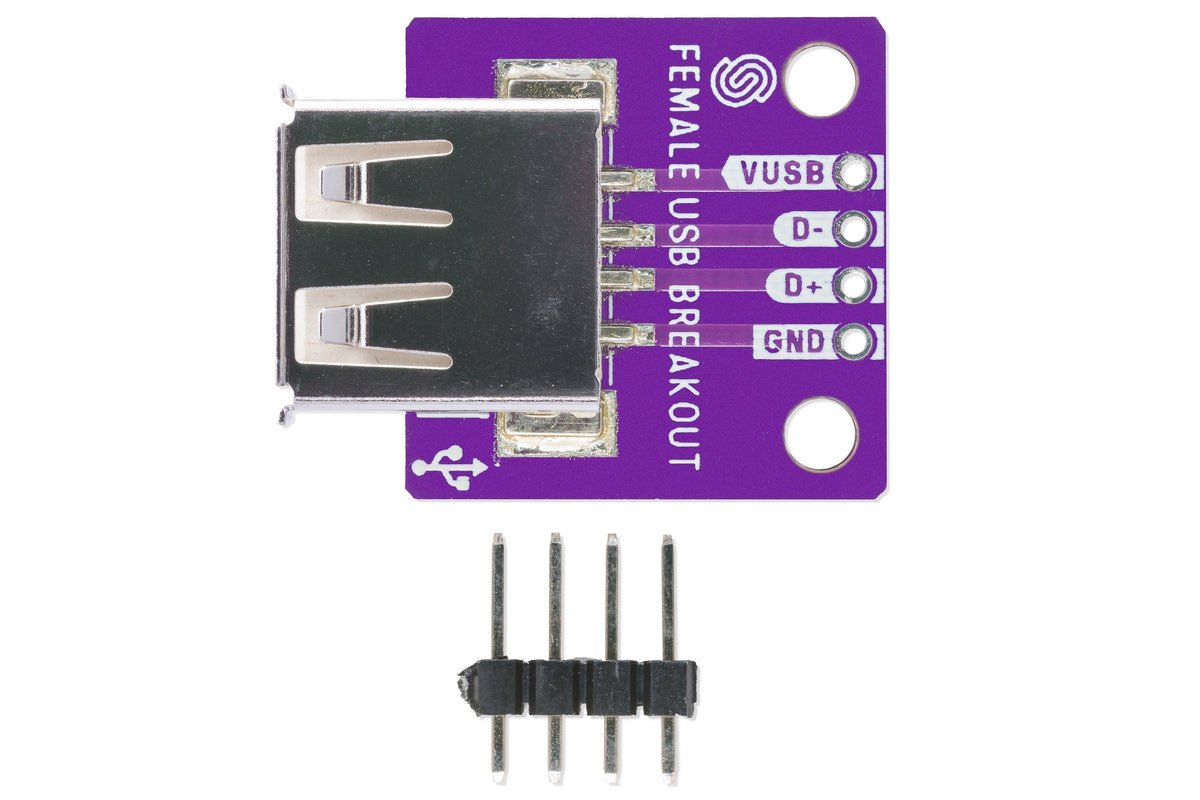 Breakout Conector USB Tip A Mamă, cu Pini pentru Placa de Test