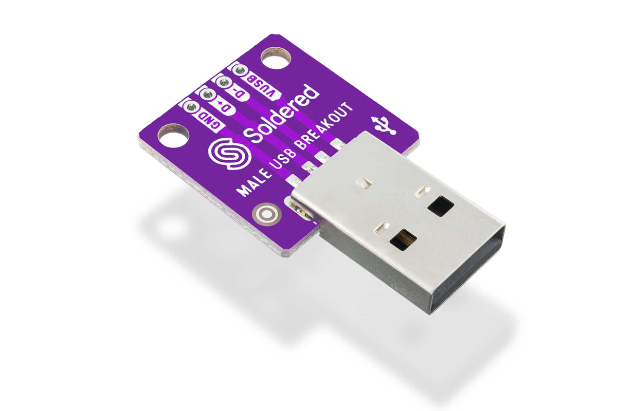Breakout Conector USB Tip A Tată, cu Pini pentru Placa de Test