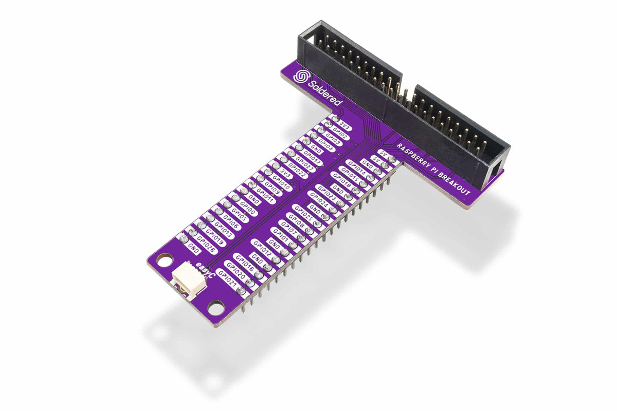 Adaptor Breadboard pentru Raspberry Pi, GPIO 40 de Pini, cu Cablu Panglică