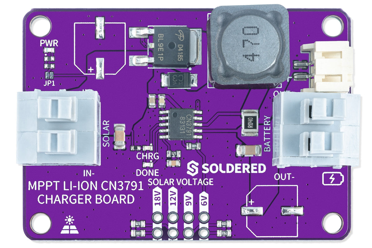 Modul MPPT CN3791 vedere de sus
