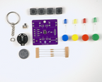 Kit de Lipit Joc de Reacție cu STM32C0, LED-uri și Breloc