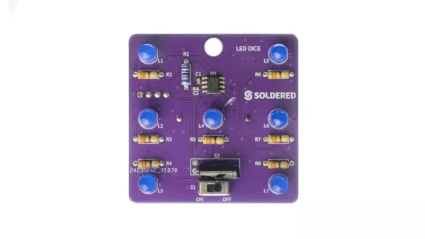 Kit de Lipit Zar Electronic cu LED-uri, Senzor de Vibrație și Breloc