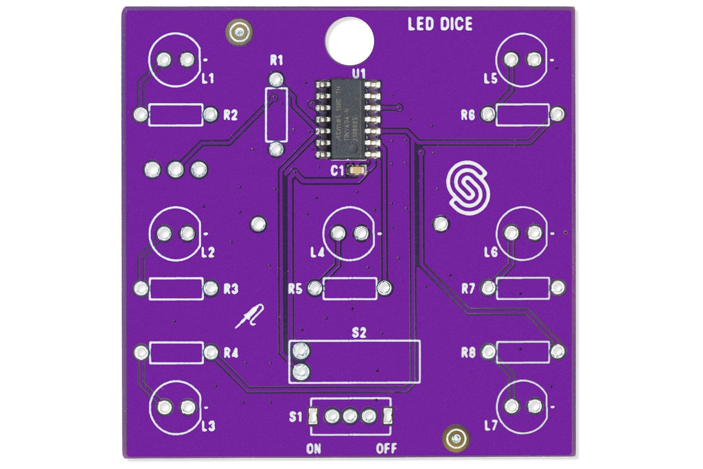 Kit de Lipit Zar Electronic cu LED-uri, Senzor de Vibrație și Breloc