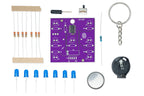 Kit de Lipit Zar Electronic cu LED-uri, Senzor de Vibrație și Breloc
