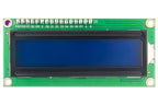 LCD 16x2 vedere spate cu adaptorul I2C lipit
