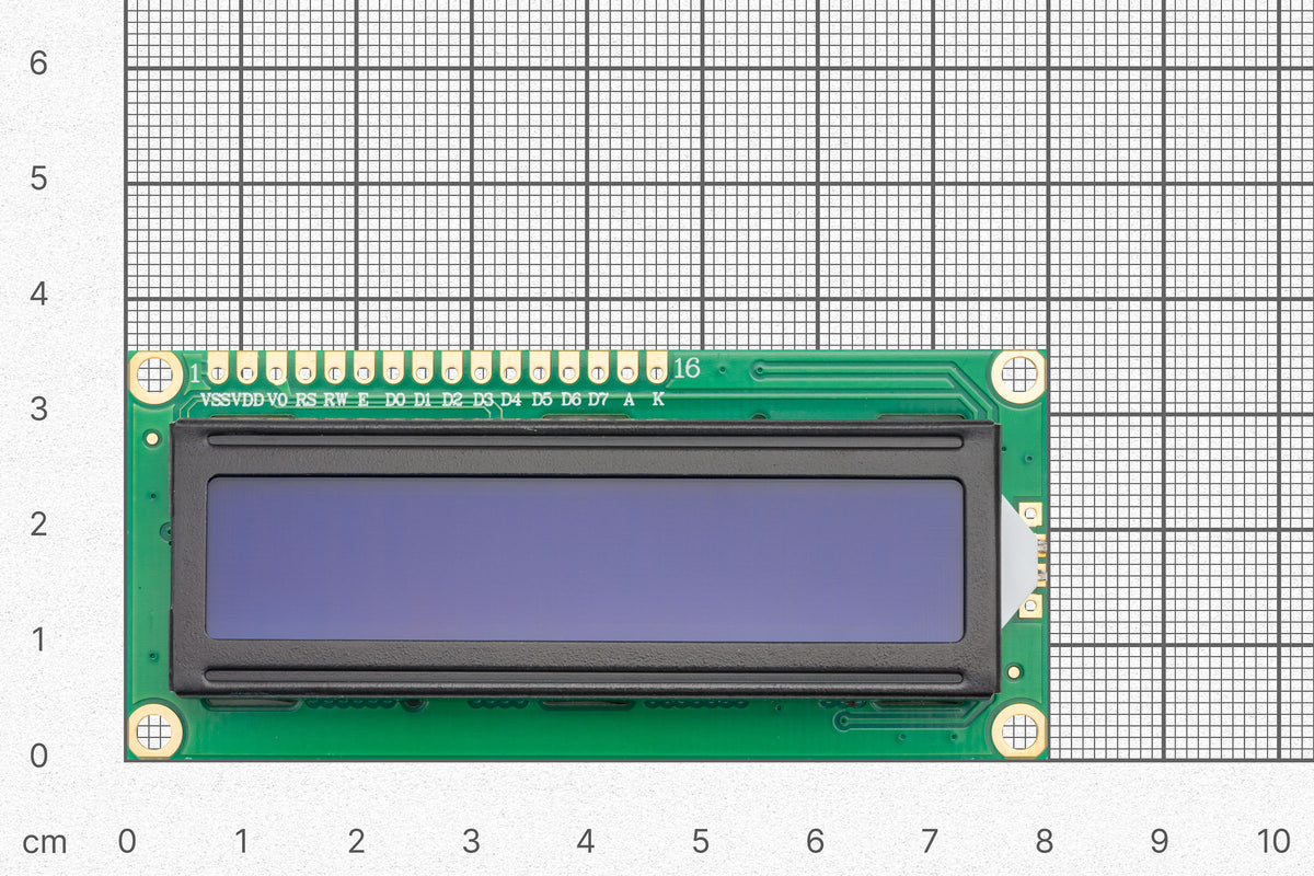 LCD 16x2 conectat la o placa de dezvoltare