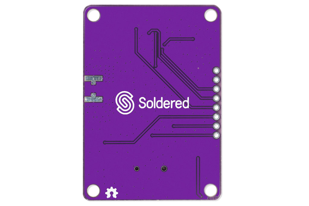 Modul L86-M33 vedere spate cu suport baterie CR1220