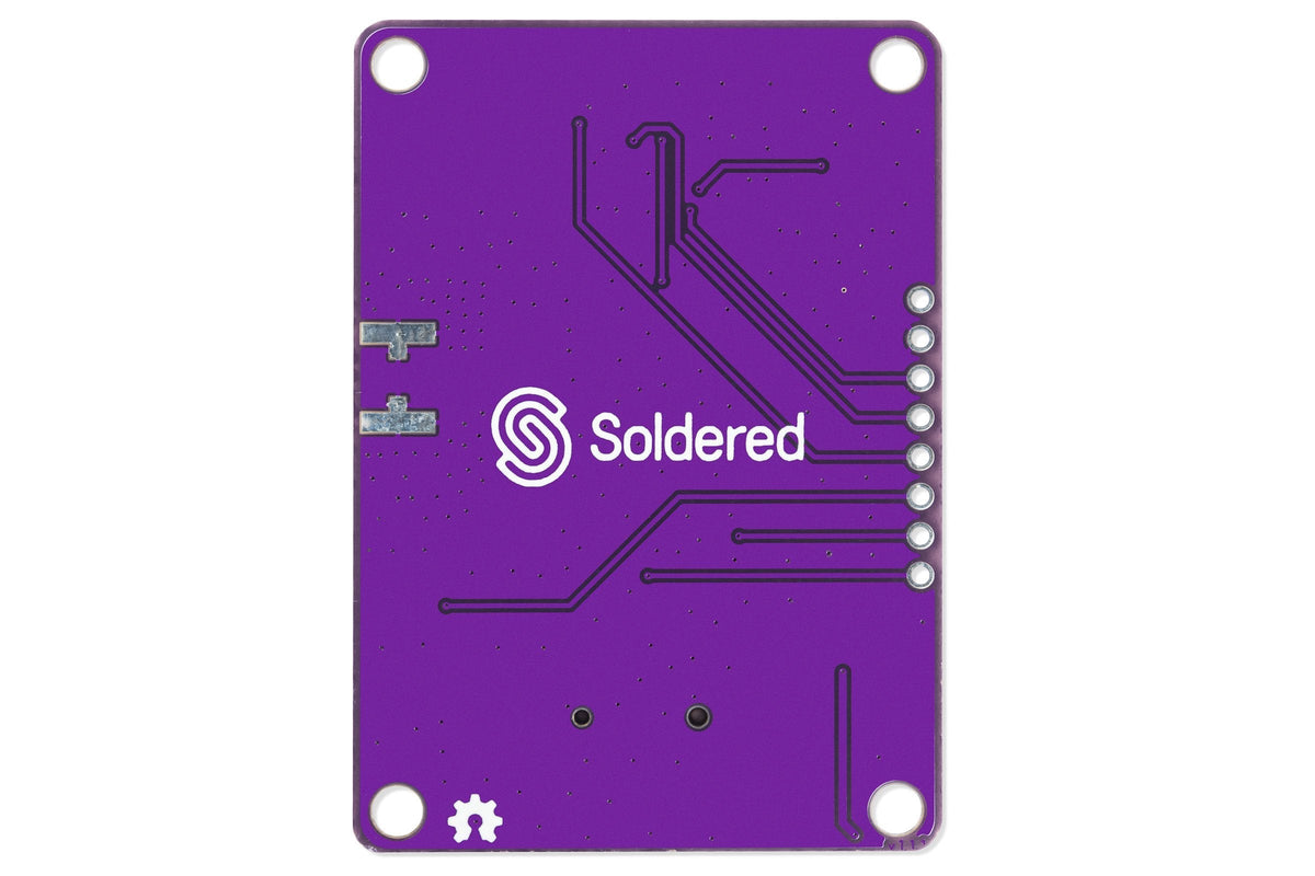 Modul L86-M33 vedere spate cu suport baterie CR1220