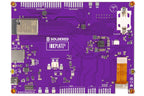 Inkplate 6 vedere spate cu conectori si cititor microSD