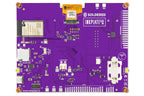 Inkplate 6COLOR vedere spate cu ESP32 si conectori