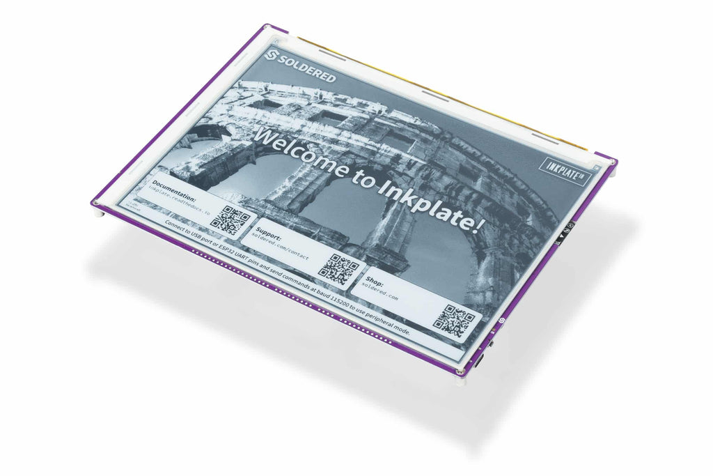 Inkplate 10 placa e-paper 9,7 inch cu ESP32