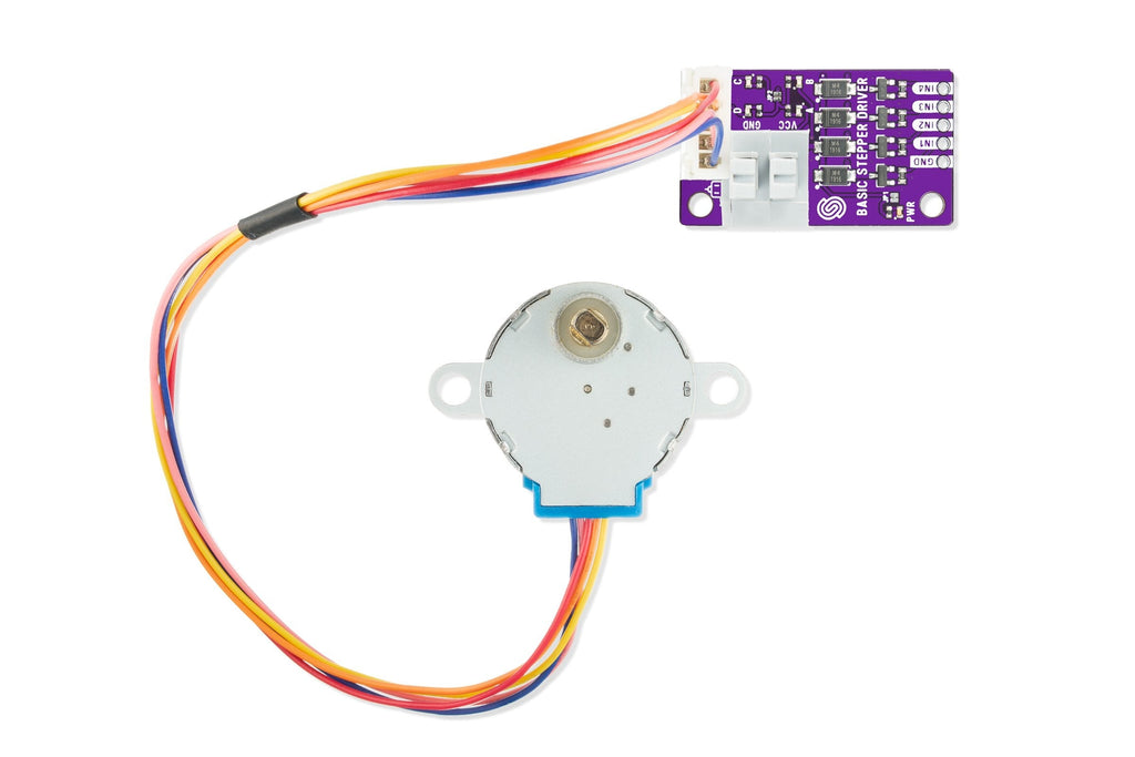 Motor Pas cu Pas cu Driver și LED-uri de Fază, pentru Arduino