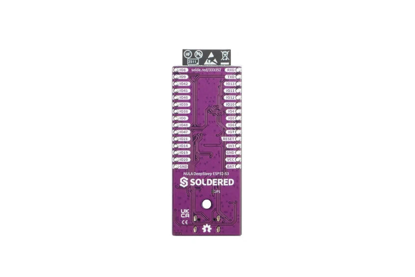 NULA DeepSleep ESP32-S3 cu conector Qwiic si JST