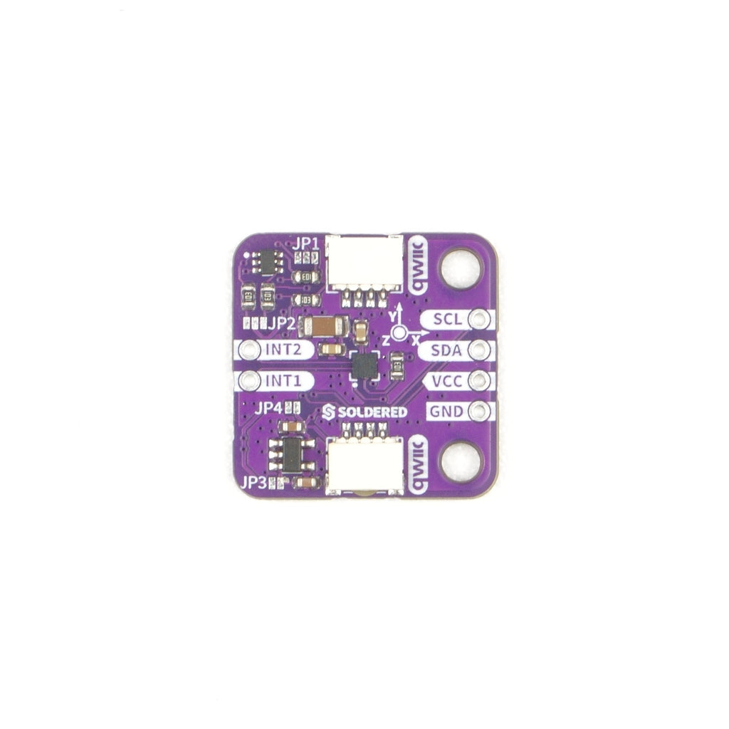 Accelerometru IIS2DULPX Breakout pe 3 Axe, Consum Ultra Redus, cu Qwiic