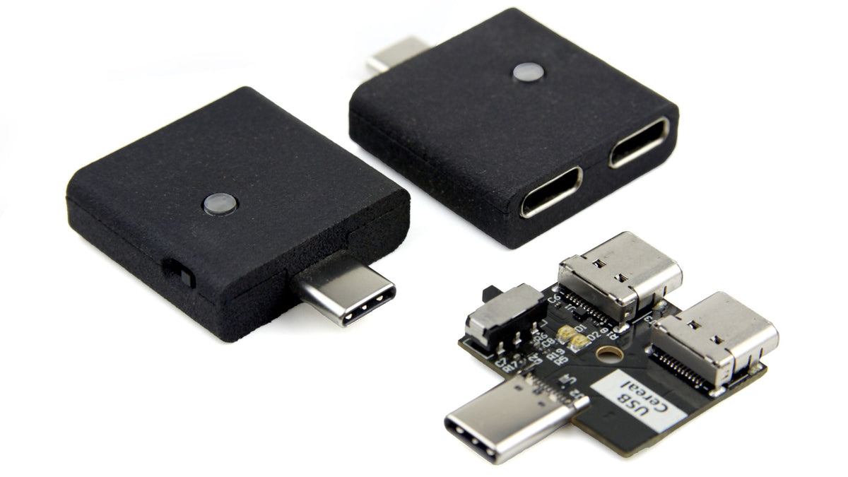 USB-Cereal detaliu comutator de nivel logic