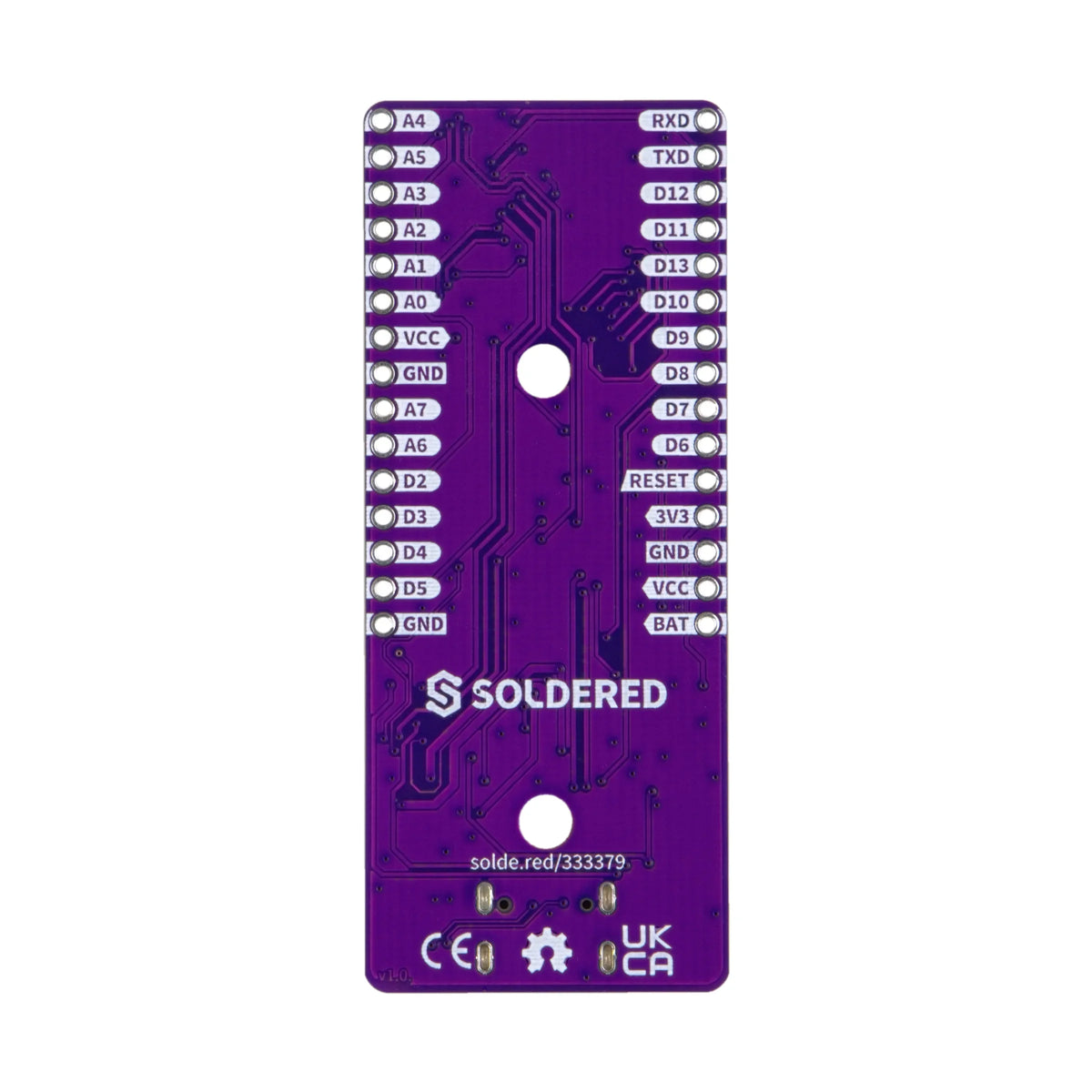 NULA Core Placă de Dezvoltare ATmega328P cu USB-C, Qwiic și Încărcător Li-Ion