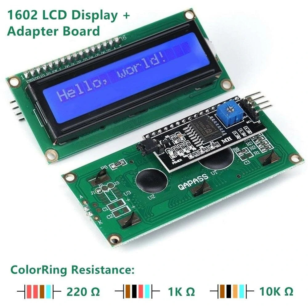Kit 18 Module și Senzori pentru Arduino Uno R3 cu OLED 0.96 și LCD 1602