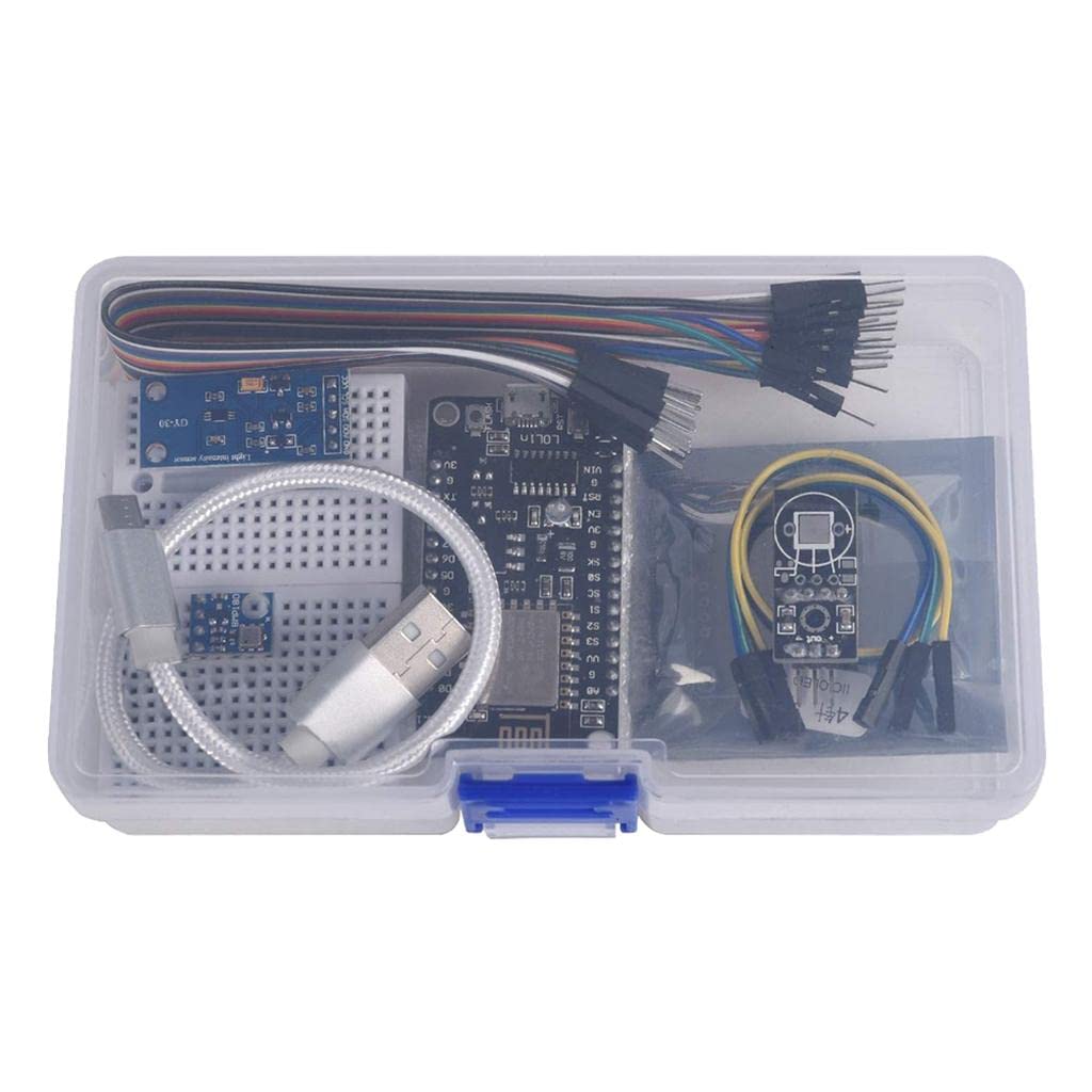 Kit Stație Meteo ESP8266 cu Senzori Temperatură, Umiditate, Presiune și Afișaj OLED