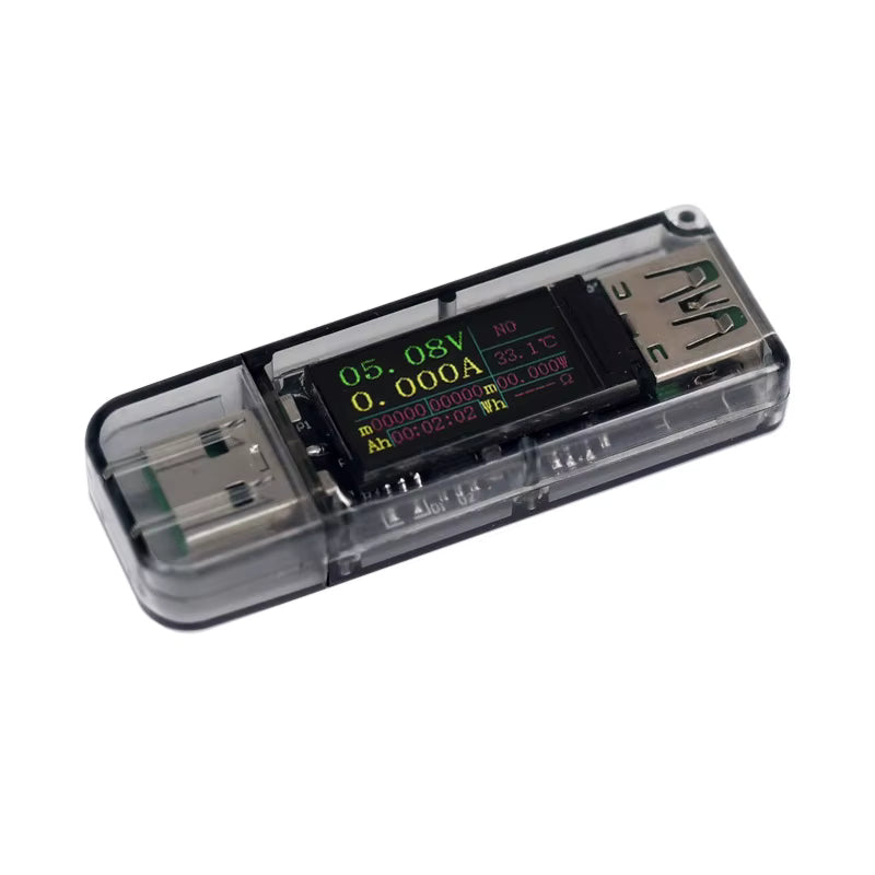 Multi tester USB cu display IPS color, 3.7–30 V / 5 A