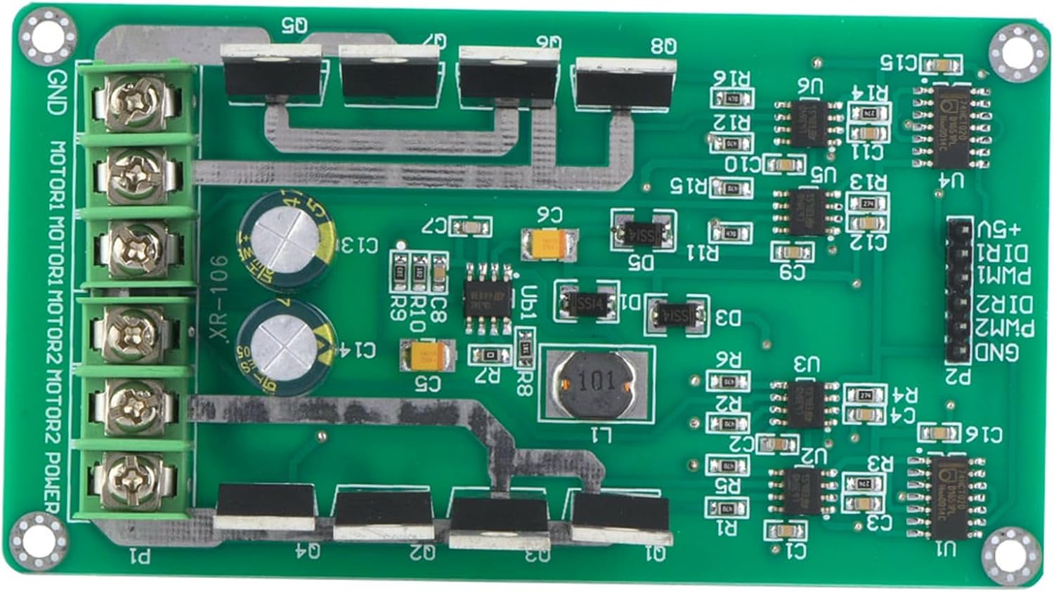 Driver motor punte H cu MOSFET IRF3205