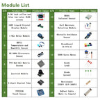 Kit 18 Module și Senzori pentru Arduino Uno R3 cu OLED 0.96 și LCD 1602